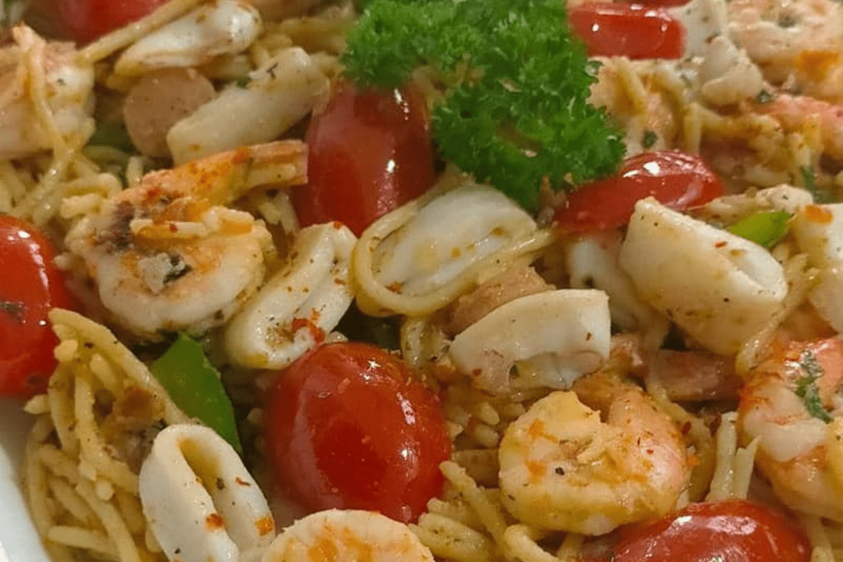 4 Resepi Aglio Olio Spaghetti Seafood Sedap Anak Anak Suka